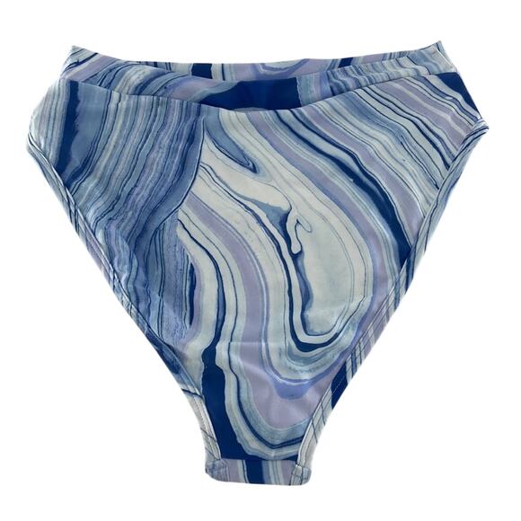 L SPACE MARBLE FRENCH BIKINI BOTTOM | L - Picture 2 of 7